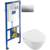 Комплект подвесной унитаз Villeroy & Boch Omnia Architectura 56841001 + 98M9C101  + система инсталляции Villeroy & Boch 92246100 + 92249061