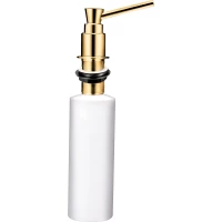 Дозатор для жидкого мыла Florentina Каскад 703.725.0000.710 300 мл, встраиваемый, для кухни, золотой