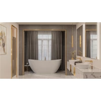 Ванна из литьевого мрамора Whitecross Onyx C 0206.160075.200 160x75 см, отдельностоящая, белый матовый