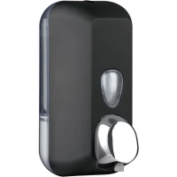 Диспенсер для мыльной пены Nofer Black 03012.N 500 мл, черный матовый