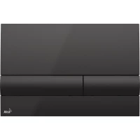 Кнопка смыва AlcaPlast M1718 для инсталляции, черный глянец