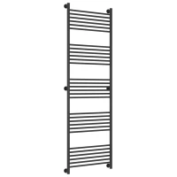 Полотенцесушитель водяной 1900x600 перемычка выгнутая темный титан муар Сунержа Богема+ 15-0221-1960