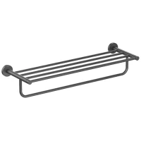 Полка для полотенец Aquatek Европа AQ4115MB 65,4 см, черный матовый