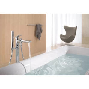 Изображение товара смеситель напольный для ванны kludi e2 495900575
