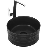 Раковина-чаша WeltWasser Elbach 3272 MB 10000004559 40,5x40,5 см, накладная, черный матовый