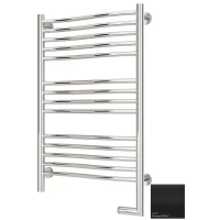 Полотенцесушитель электрический 800x500 черный матовый МЭМ правый Сунержа Флюид 2.0 31-5221-8050