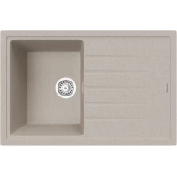 Кухонная мойка TopZero Juliet 780.500-58 Beach 78x50 см, песочный