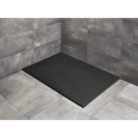 Душевой поддон из литьевого мрамора 110x80 см Radaway Kyntos F Black HKF11080-54