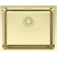 Кухонная мойка Paulmark Yuni YU54-LG 54x44 см, светлое золото