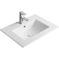 Раковина GID 9060e 61x46,5 см, накладная, белый