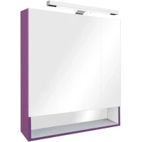Зеркальный шкаф фиолетовый 70x85 см Roca The Gap ZRU9302752