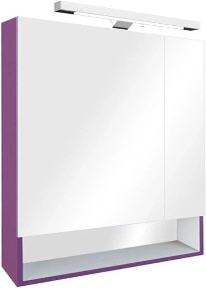 Зеркальный шкаф фиолетовый 70x85 см Roca The Gap ZRU9302752