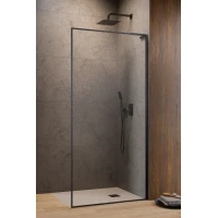 Душевая перегородка Radaway Modo F SL Brushed GunMetal 110 Right 10419114-92-01R профиль оружейная сталь матовый, стекло прозрачное