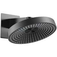 Верхний душ Wonzon & Woghand WW-HS099-BGG 300 мм, с кронштейном, темный графит матовый