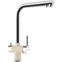 Смеситель для кухни с подключением к фильтру Schock Vitus нержавеющая сталь/эверест 710433