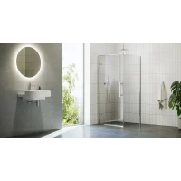 Душевой уголок 79,5x90 см Ravak Cool COSD1 + COPS X0VV40A00Z1 + X9VV70A00Z1 прозрачное