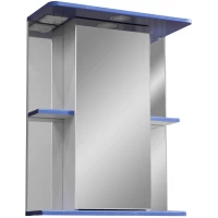 Зеркальный шкаф 55x70 см синий глянец Stella Polar Колор-1 SP-00000197