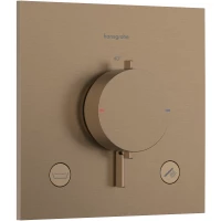 Термостат для ванны Hansgrohe Ecostat Comfort E 33716140 встраиваемый, бронза
