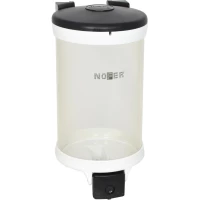 Диспенсер для жидкого мыла Nofer Basic 03019.W 2000 мл, белый/черный