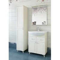 Комплект мебели белый матовый 60 см Sanflor Софи C0002223 + 4620008192475 + C02654