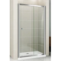 Душевая дверь раздвижная Cezares Pratico 100 см текстурное стекло PRATICO-BF-1-100-P-Cr