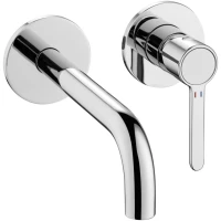 Смеситель для раковины Cezares ECO-DI-01 встраиваемый, без донного клапана, хром