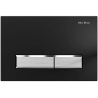 Кнопка смыва Allen Brau Fantasy 9.20004.31 для инсталляции, черный матовый/нержавеющая сталь