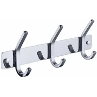 Планка с крючками Kaiser H0043 для ванны, хром