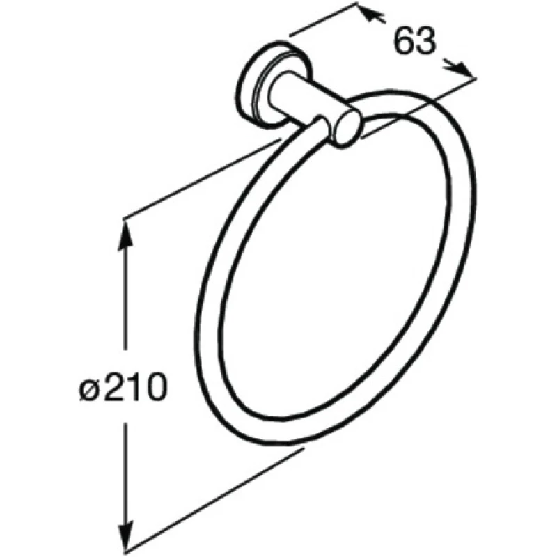 Кольцо для полотенец Roca Superinox 817309002