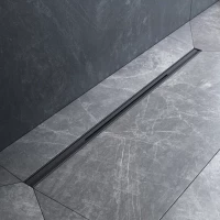 Душевой трап (лоток) Am.Pm MasterFlow W01SC-S11-080-05BM 79,3 см, с решеткой, щелевой, черный матовый