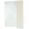 Зеркальный шкаф 58x80 см бежевый глянец/белый глянец R Bellezza Пегас 4610409001070 - 1