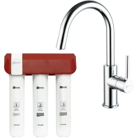 Смеситель для кухни Lemark Comfort LM3073C086 с фильтром, хром