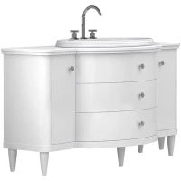 Тумба белый глянец 153,2 см Belux Толедо Н 150-03 4810924256720