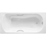 Изображение товара ванна чугунная delice haiti luxe dlr230636r 150x80 см, с отверстиями под ручки, белый