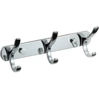 Планка с крючками Savol S-004253 для ванны, хром