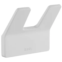 Крючок IDDIS Slide SLIWT20I41 двойной, для ванны, белый матовый
