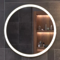 Зеркало Vigo Cosmo Comfort 139 70x70 см, с LED-подсветкой, сенсорным выключателем, антизапотеванием