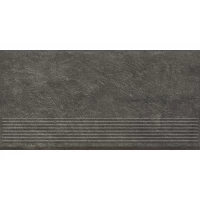 Ступень Carrizo Basalt Stopnica Prosta Struktura Mat B1a 30x60