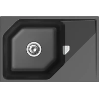 Кухонная мойка Rivelato Locus LS-75 antracite 75x50 см, антрацит