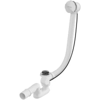 Слив-перелив для ванны Whitecross SPWC60CR полуавтомат, хром