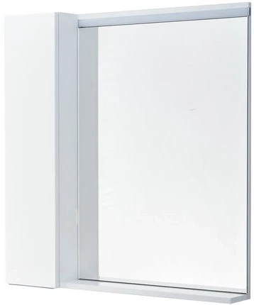 Зеркальный шкаф белый глянец 80,2х85,1 см L Акватон Рене 1A222502NRC80 - фото 1