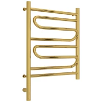 Полотенцесушитель электрический 600x500 золотой МЭМ левый Сунержа Элегия 3.0 03-5818-6050
