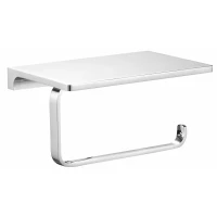 Держатель туалетной бумаги Wonzon & Woghand Eclipse WW-9126-CR с полкой для телефона, хром