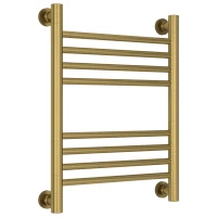 Полотенцесушитель водяной 500x400 перемычка выгнутая состаренная латунь Сунержа Богема+ 051-0221-5040