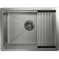 Кухонная мойка Granula 6045U, СТАЛЬ МАТОВАЯ 60x44,5 см, матовая сталь