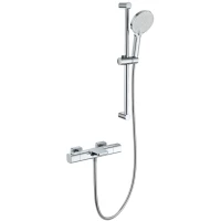 Термостат для ванны Wonzon & Woghand Plate WW-C2017-A-CR с душевым гарнитуром, хром