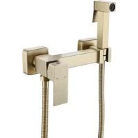 Гигиенический душ Savol S-FXQ007C со смесителем, золотой матовый