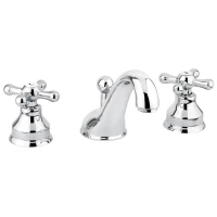 Смеситель для раковины Emmevi Deco Classic 12033/CR с донным клапаном, хром