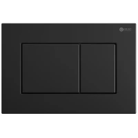 Кнопка смыва Point Ника PN44081BM для инсталляции, черный матовый