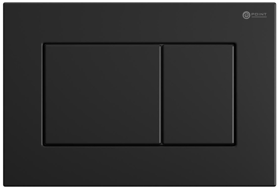 Смывная клавиша Point Ника черный матовый PN44081BM